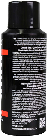 Bellatique Professional Lace Glue Spray Extreme Hold 3.38 oz (100ml)