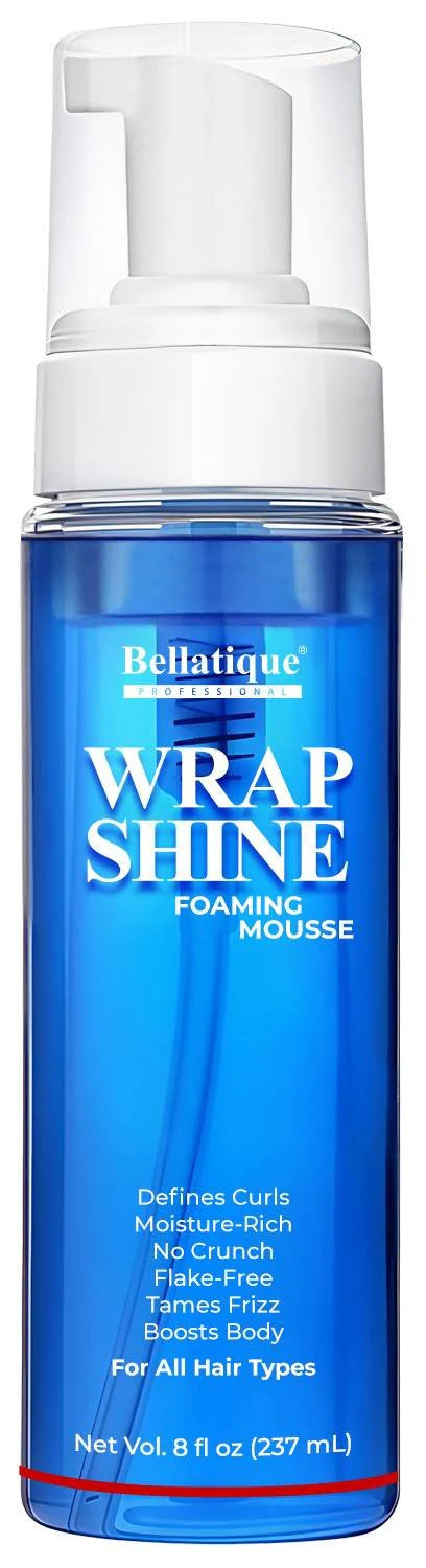 Bellatique Professional Wrap Shine Foaming Mousse – 8 oz