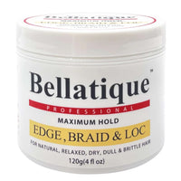 Bellatique Professional Maximum Hold Edge, Braid & Loc Gel – 4 oz
