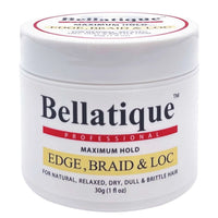 Bellatique Professional Maximum Hold Edge, Braid & Loc Gel – 1 oz