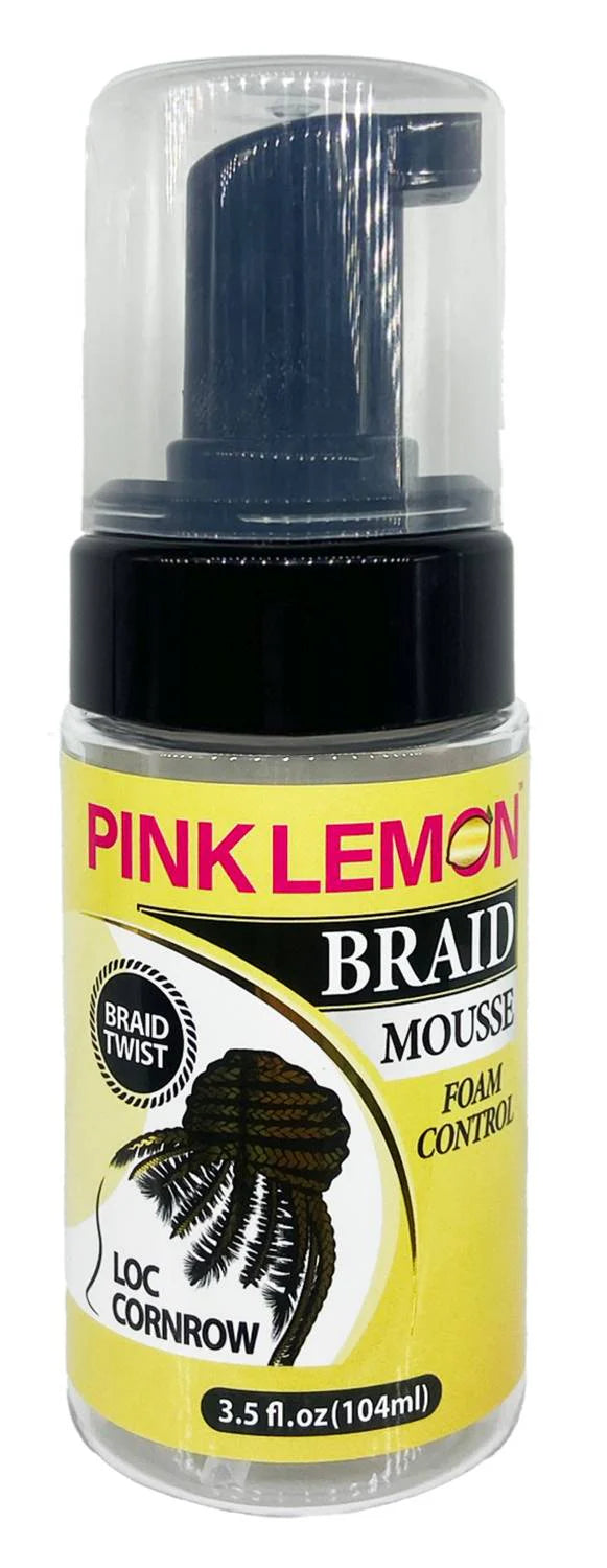 Pink Lemon Braid Mousse Foam Control 3.5 oz
