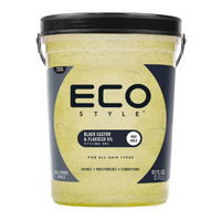 Eco Style Black Castor & Flaxseed Oil Styling Gel – 8 oz - ANNS BEAUTY SUPPLY