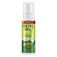 ORS Olive Oil Hold & Shine Wrap/Set Mousse – 7 oz - ANNS BEAUTY SUPPLY