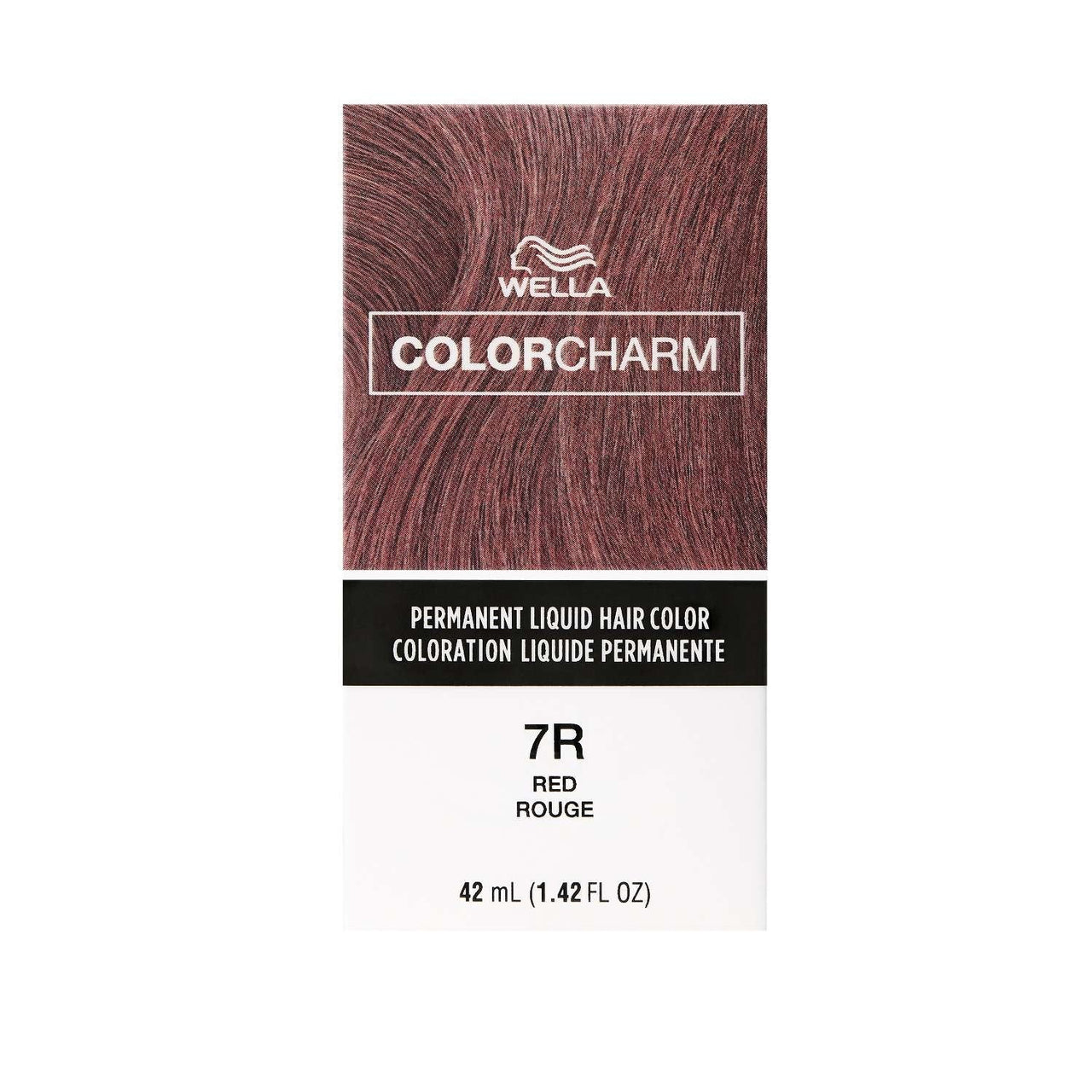Wella Color Charm Permanent Liquid Hair Color 7R Red – 1.42 fl oz - ANNS BEAUTY SUPPLY
