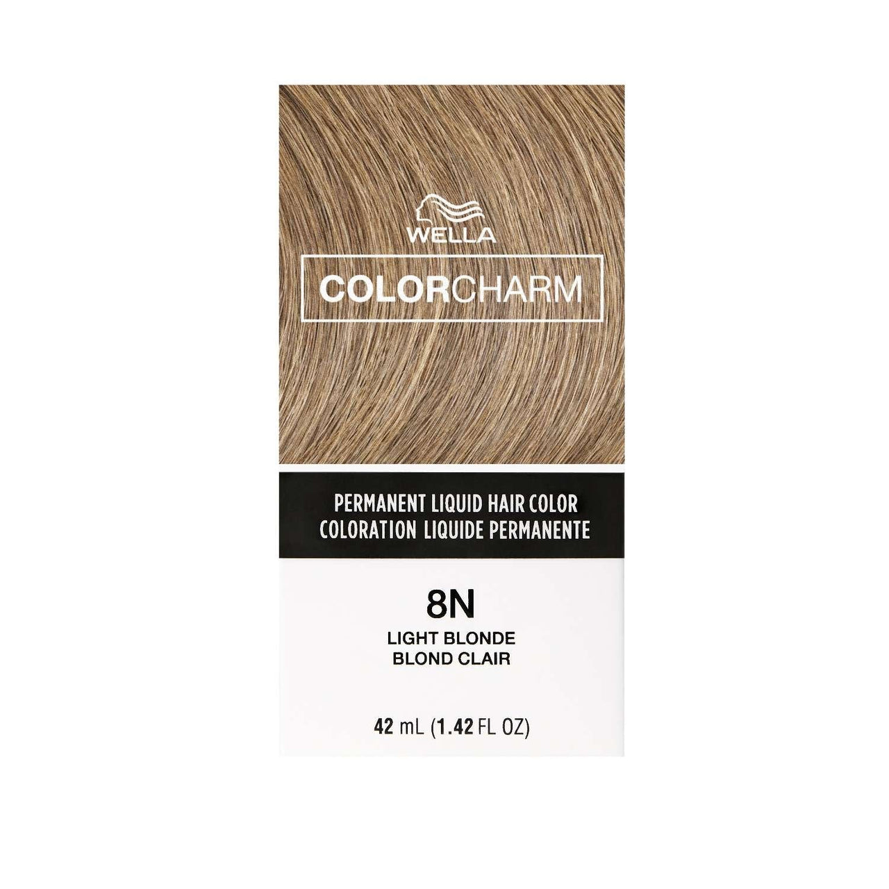 Wella Color Charm Permanent Liquid Hair Color 8N Light Blonde – 1.42 fl oz - ANNS BEAUTY SUPPLY