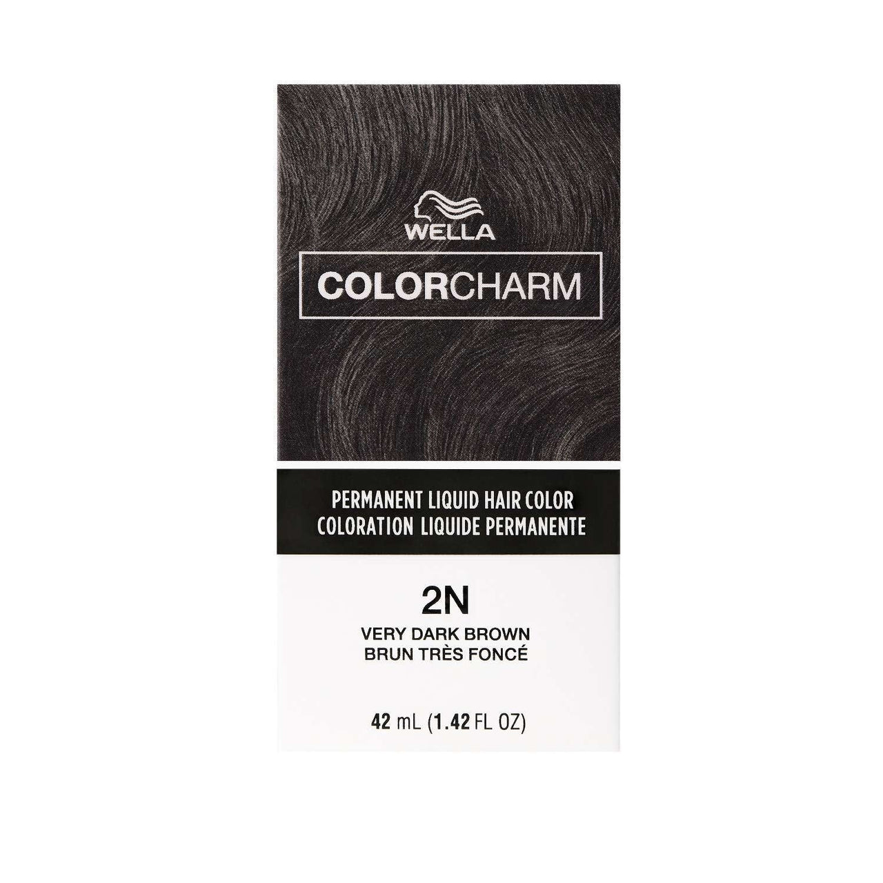 Wella Color Charm Permanent Liquid Hair Color 2N Very Dark Brown – 1.42 fl oz - ANNS BEAUTY SUPPLY