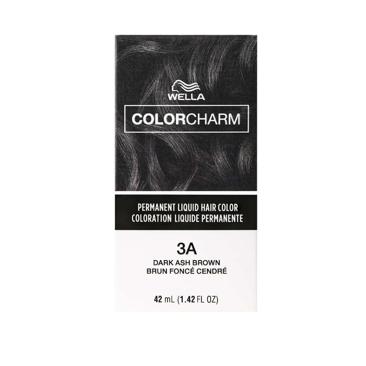 Wella Color Charm Permanent Liquid Hair Color 3A Dark Ash Brown – 1.42 fl oz - ANNS BEAUTY SUPPLY