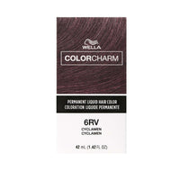 Wella Color Charm Permanent Liquid Hair Color 6RV Cyclamen – 1.42 fl oz - ANNS BEAUTY SUPPLY