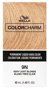 Wella ColorCharm Permanent Liquid Hair Color – 9N Very Light Blonde (1.42 oz)