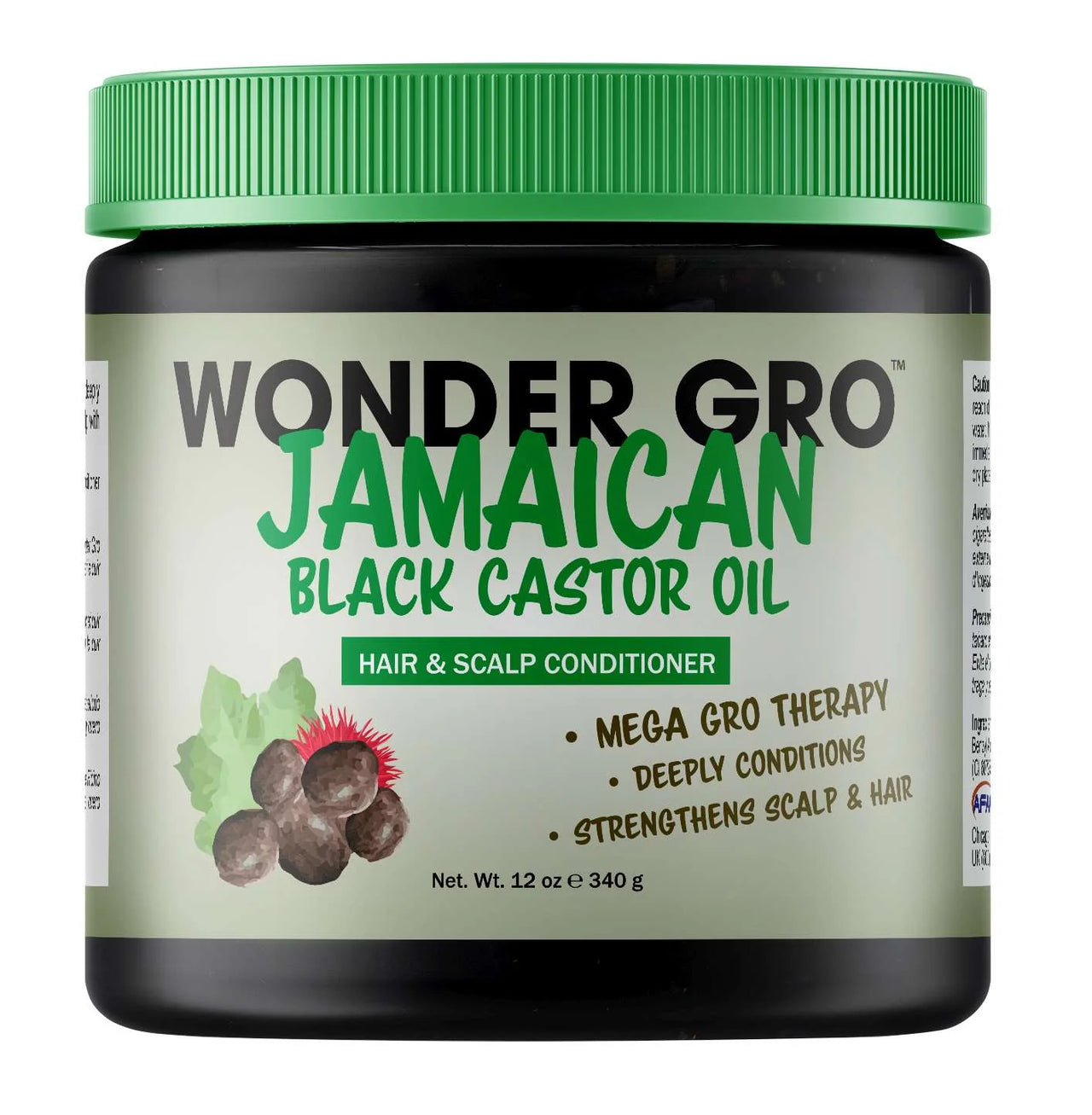 Wonder Gro Jamaican Black Castor Oil Hair & Scalp Conditioner – 12 oz - ANNS BEAUTY SUPPLY