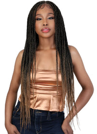 Motown Tress Hand-Braided Lace Front Wig – WLB.TRIBOX Color NATURAL