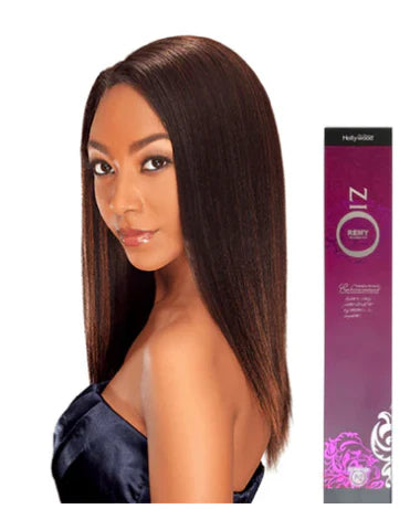 Hollywood Zio Remy 100% Human Hair – Keratin-Mineral Enhanced Yaki Weave - ANNS BEAUTY SUPPLY