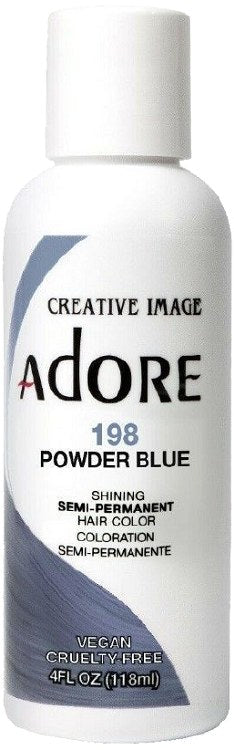 Creative Image Adore Shining Semi Permanent Hair Color 198 Powder Blue 4 Fl Oz