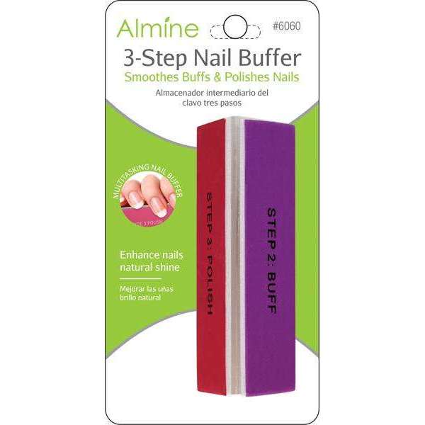 Almine 3-Step Nail Buffer 6060 - ANNS BEAUTY SUPPLY