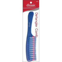 Annie Detangler Comb – Wide Tooth Two-Tone Blue #214 - ANNS BEAUTY SUPPLY