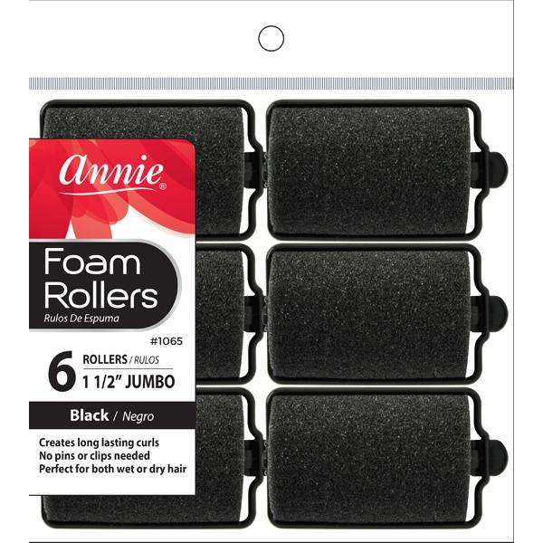 Annie Foam Rollers - 1 1/2" Jumbo (6 Pack) #1065