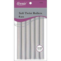 Annie Soft Twist Rollers Gray 1204