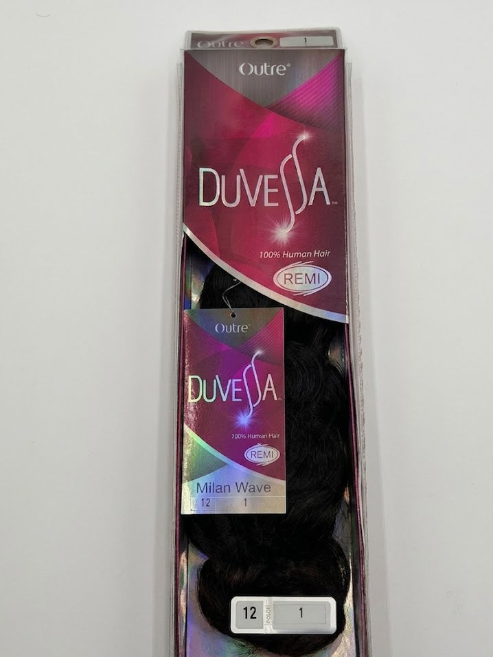 Outre Duvessa 100% Human Hair Remi Weave - Milan Wave - 12" - ANNS BEAUTY SUPPLY
