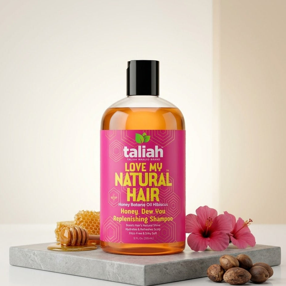 Taliah Waajid Love My Natural Hair Honey, Dew You Replenishing Shampoo 12 oz