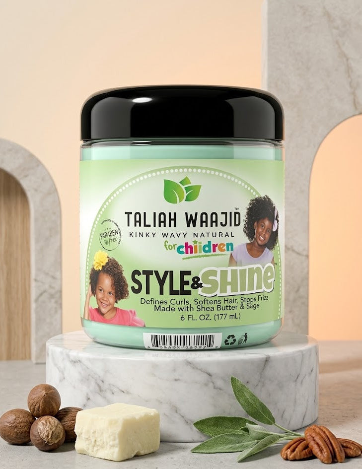 Taliah Waajid Kinky Wavy Natural for Children Style & Shine 6 oz