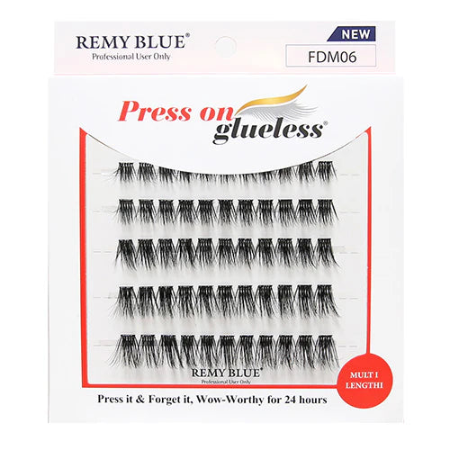 Remy Blue Press On Glueless Multi Length FDM06 - ANNS BEAUTY SUPPLY