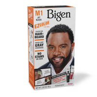 Bigen EZ Color for Men M1 Jet Black NET WT. 2.82 OZ / 80 g - ANNS BEAUTY SUPPLY