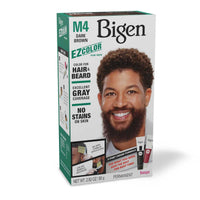 Bigen EZ Color for Men Permanent Hair & Beard Color M4 Dark Brown 2.82 oz. - ANNS BEAUTY SUPPLY