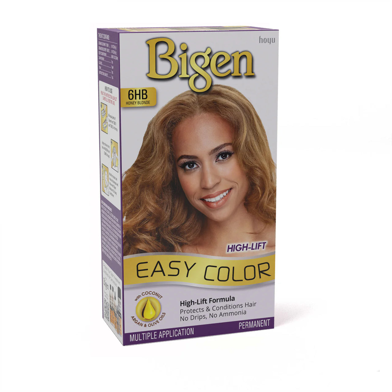 Bigen Easy Color Permanent Hair Color 6HB Honey Blonde - ANNS BEAUTY SUPPLY