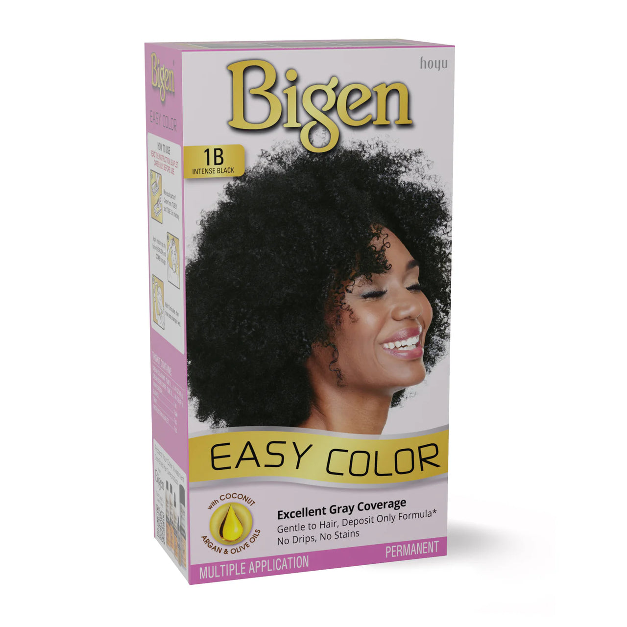 Bigen Easy Color Permanent Hair Color 1B Intense Black