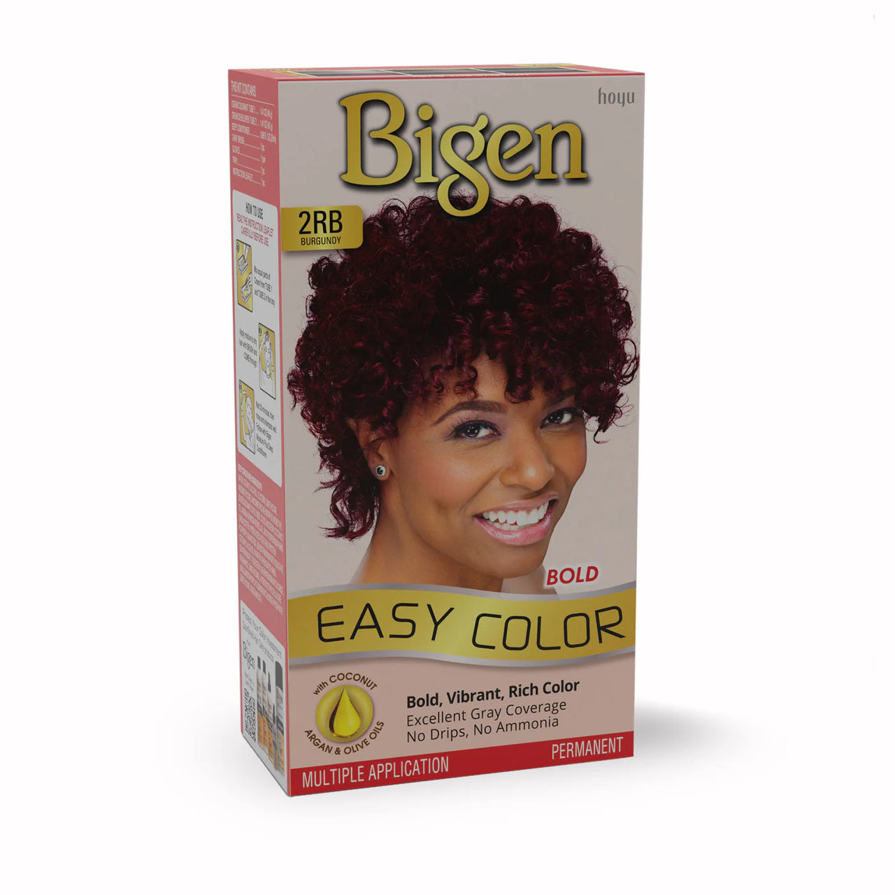 Bigen Easy Color Permanent Hair Color 2RB Burgundy - ANNS BEAUTY SUPPLY