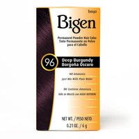 Bigen Permanent Powder Hair Color 96 Deep Burgundy 0.21 oz. / 6 g - ANNS BEAUTY SUPPLY
