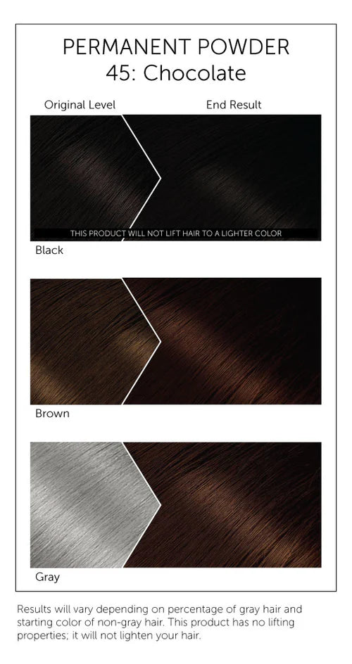 Bigen Permanent Powder Hair Color 45 Chocolate 0.21 Oz. / 6 g - ANNS BEAUTY SUPPLY