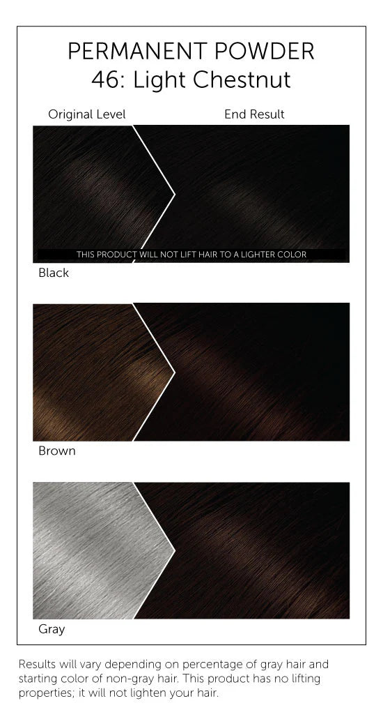 Bigen Permanent Powder Hair Color 46 Light Chestnut 0.21 oz - ANNS BEAUTY SUPPLY