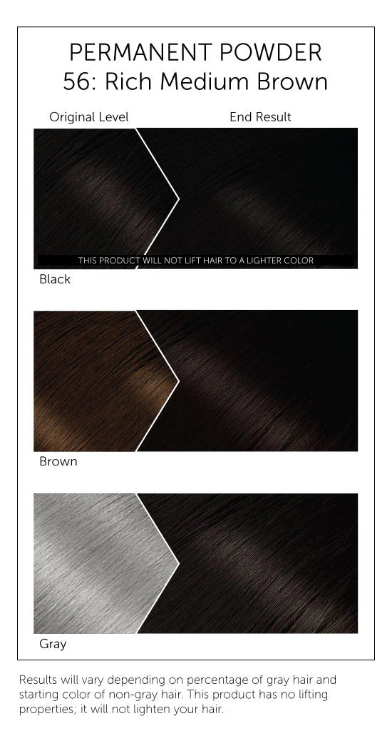 Bigen Permanent Powder Hair Color 56 Rich Medium Brown 0.21 oz - ANNS BEAUTY SUPPLY