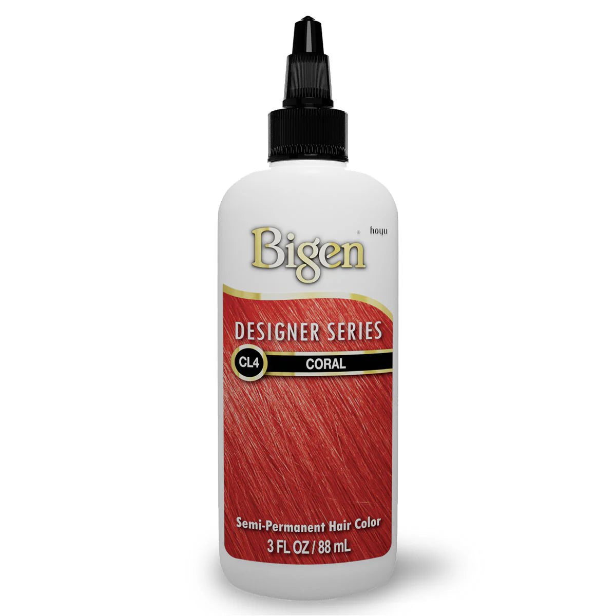 Bigen Designer Series Semi-Permanent Hair Color CL4 Coral 3 FL OZ / 88 mL
