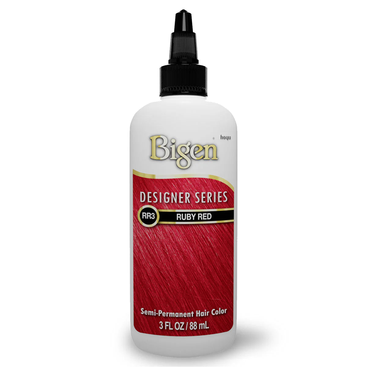 Bigen Designer Series Semi-Permanent Hair Color RR3 Ruby Red 3 FL OZ / 88 mL