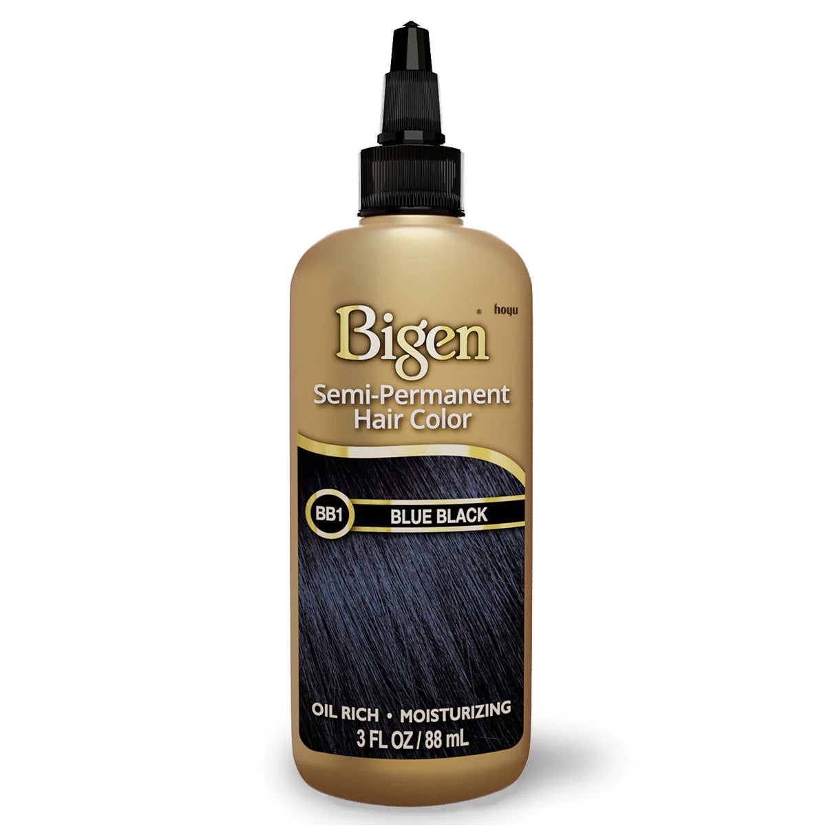 Bigen Semi-Permanent Hair Color BB1 Blue Black 3 Fl. Oz. / 88 mL - ANNS BEAUTY SUPPLY