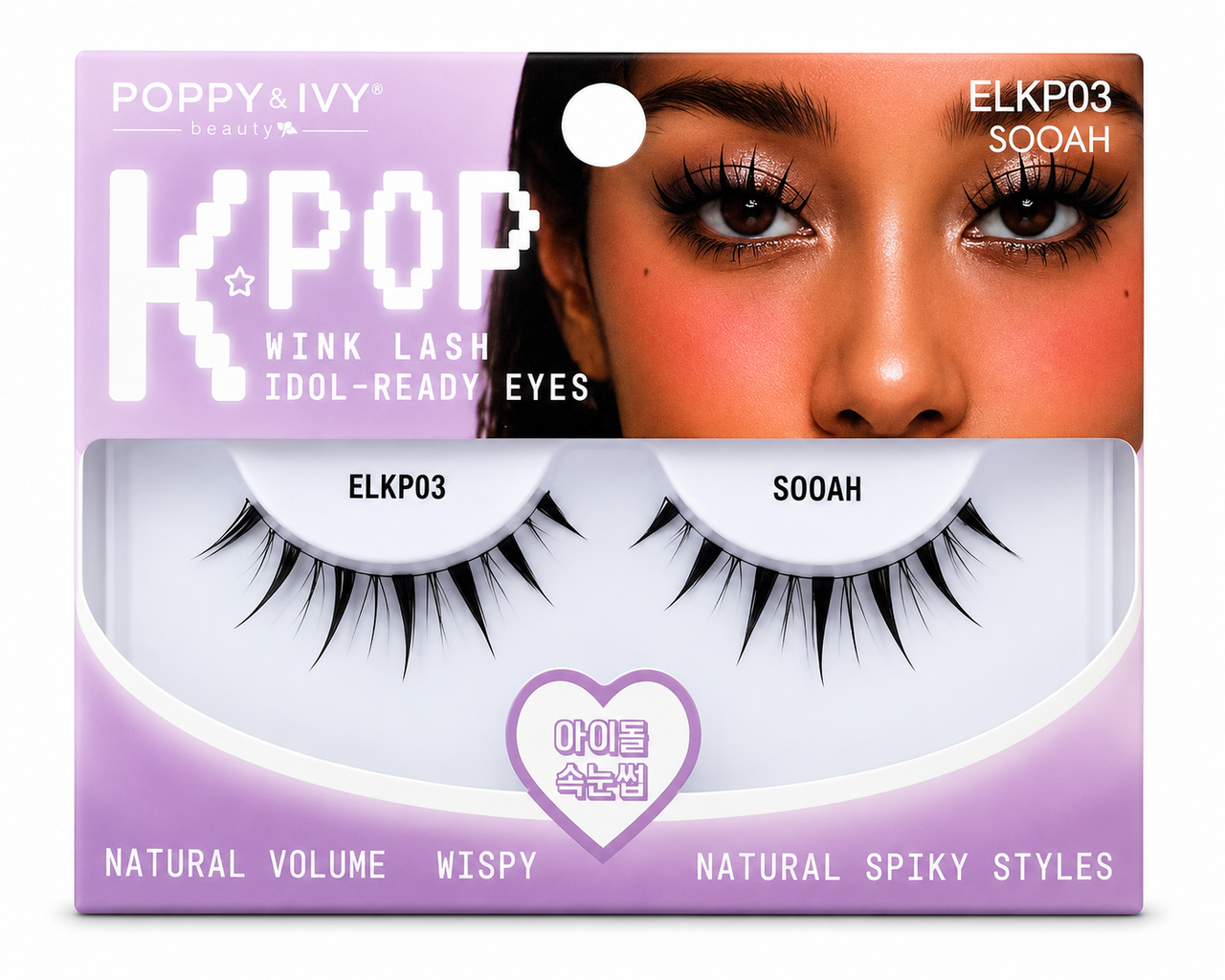 Poppy & Ivy KPOP Wink Lash ELKP03 SOOAH - ANNS BEAUTY SUPPLY
