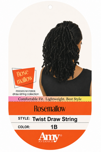 Amy Aviance Rosemallow Twist Draw String Synthetic Ponytail_1B