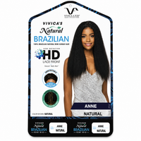 Vivica A. Fox 100% Brazilian Remi Human Hair HD Lace Front Wig – Anne_Natural