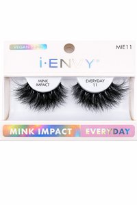 i Envy Mink Impact Everyday 11 Vegan Mink Strip Lashes MIE11 - ANNS BEAUTY SUPPLY