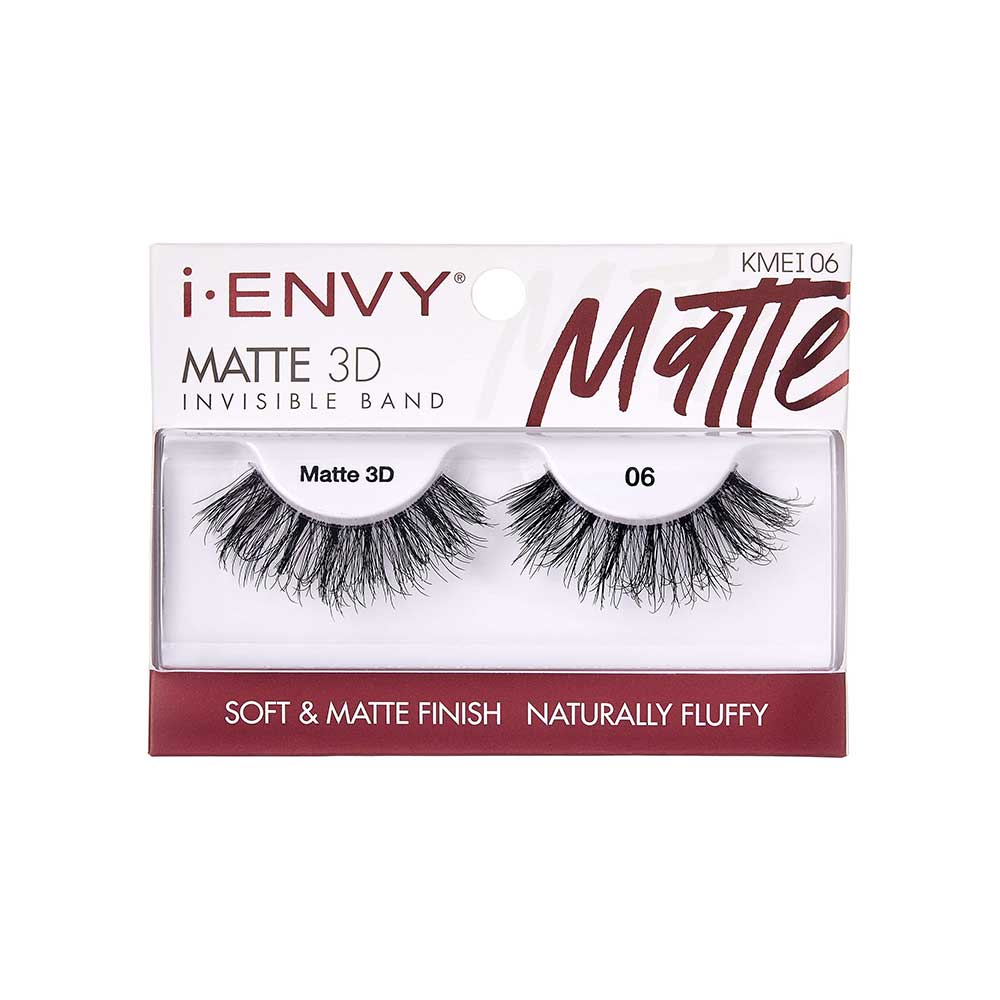 i Envy Matte 3D Invisible Band Lashes KMEI06