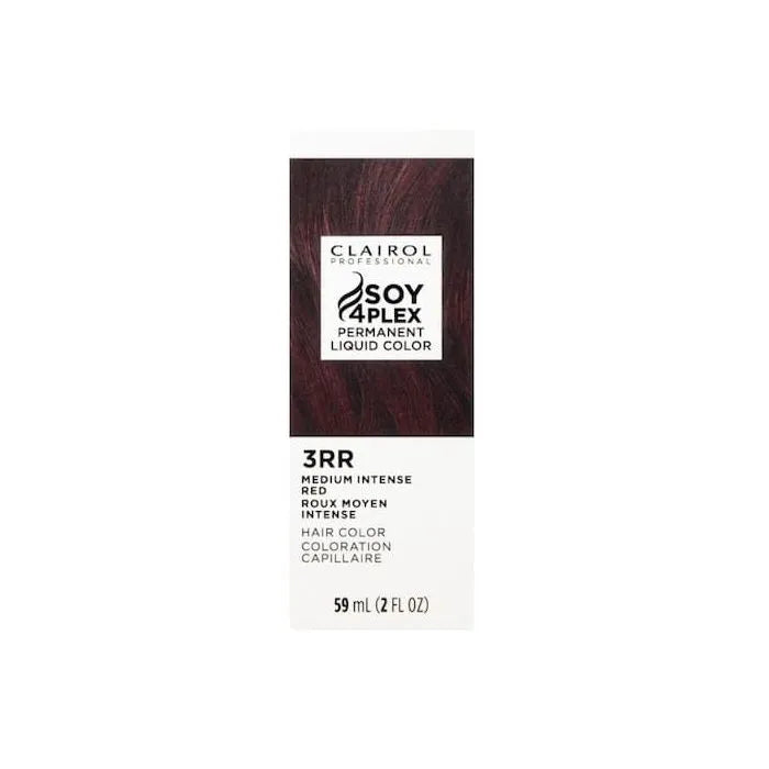 Clairol Professional SOY4PLEX Permanent Liquid Color – 3RR
