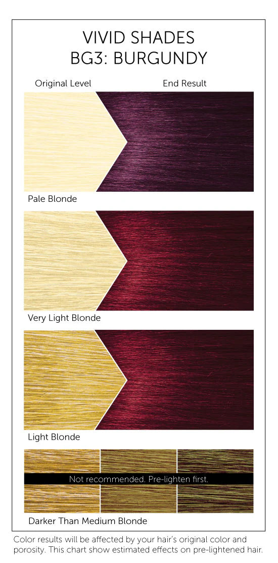 Bigen Designer Series Semi-Permanent Hair Color BG3 Burgundy 3 FL OZ / 88 mL