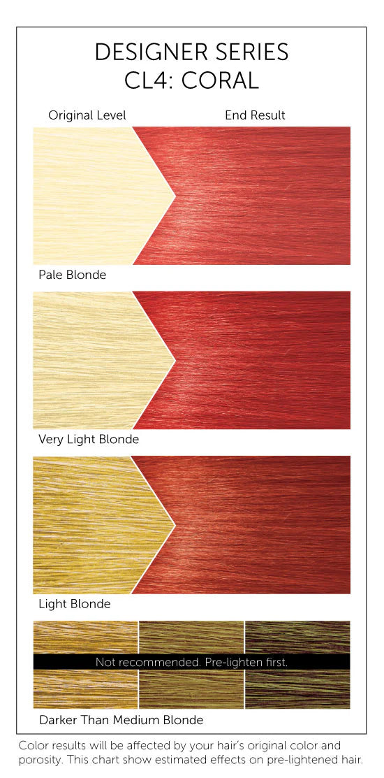 Bigen Designer Series Semi-Permanent Hair Color CL4 Coral 3 FL OZ / 88 mL