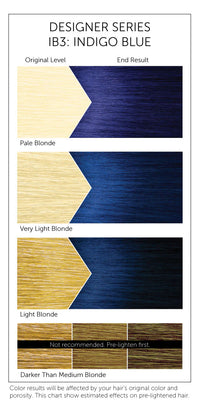 Bigen Designer Series Semi-Permanent Hair Color IB3 Indigo Blue 3 FL OZ / 88 mL