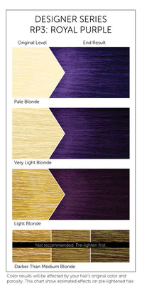 Bigen Designer Series Semi-Permanent Hair Color RP3 Royal Purple 3 FL OZ / 88 mL