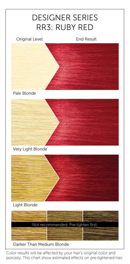 Bigen Designer Series Semi-Permanent Hair Color RR3 Ruby Red 3 FL OZ / 88 mL