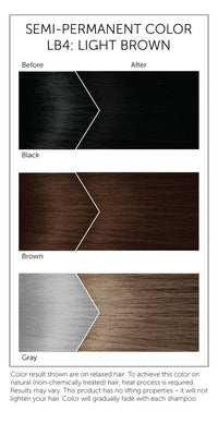 Bigen Semi-Permanent Hair Color LB4 Light Brown 3 FL OZ / 88 mL