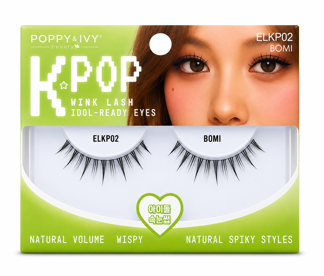 Poppy & Ivy KPOP Wink Lash ELKP02 BOMI - ANNS BEAUTY SUPPLY